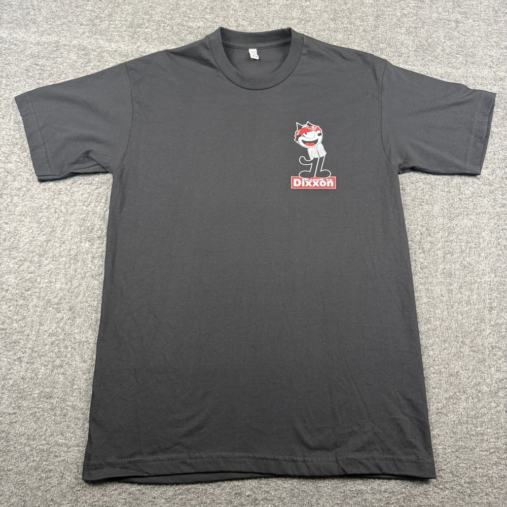 Dixxon Flannel Co Shirt Mens Medium Black Felix The Cat Graphic Tee Short Sleeve
